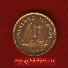 1 пенни 1998 года Фолклендские острова
